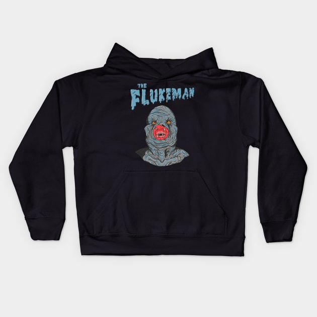 The flukeman Kids Hoodie by wet_chicken_lip